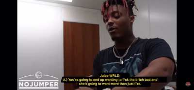 Juice talks about why he doesn&rsquo;t &lsquo;fuck bitches&rsquo; and what it could lead to.
