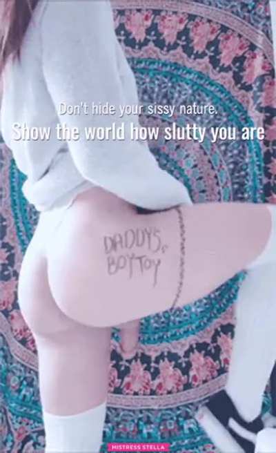 Don't be shy, be slutty 💋 ~ MistressStella.com