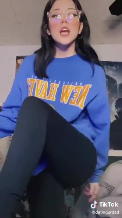 Slapping her ass