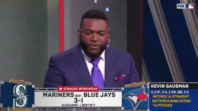 Jeter and A Rod don&rsquo;t agree with the Blue Jays pulling Kevin Gausman after 76 pitches tonight. &ldquo;When you&rsquo;re in the opposing dugout and you have a starter that is absolutely dealing, if they go to the bullpen, I don&rsquo;t care who they bring in, you&rsquo;re excited