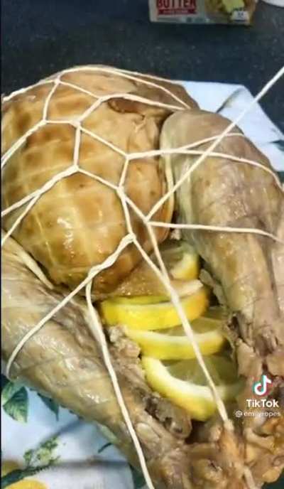 I present to you - bondage turkey