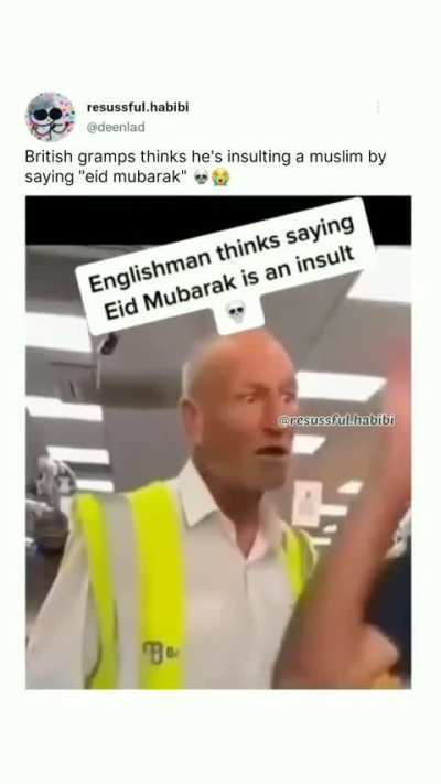 "Eid Mubarak 😡😡😡" -🇬🇧👴