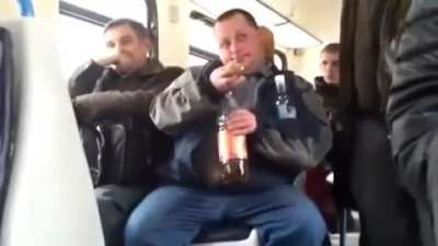 Выпил и закусил.