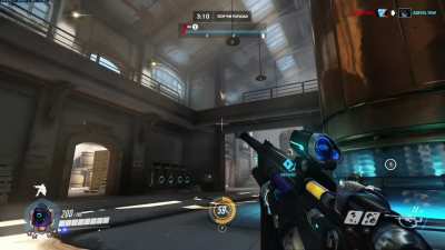 I knew that Sombra was going to try to sneak up on me.