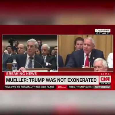 I love how quickly Mueller answered this question.