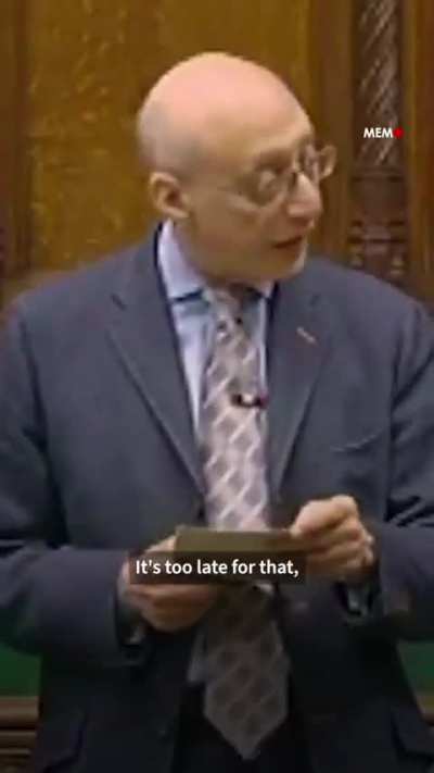 MP Gerald Kaufman, 2009: "However many Palestinians the Israelis murder, they cannot solve this existential problem by military means. Whenever the fighting ends, there will still be 1.5mn Palestinians in Gaza, 2.5mn more on the west bank. The Israelis ar