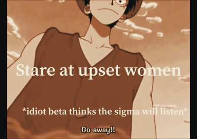 Sigma male luffy tip #3856 put white text on a light background