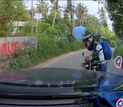 Mercedes Benz GLC 220 &amp; Royal Enfield Accident [Adas feature]