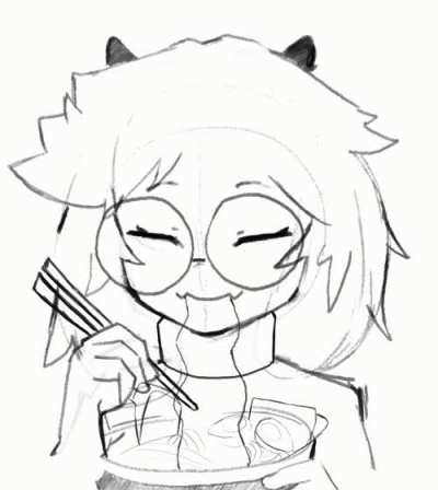 just ralsei eating