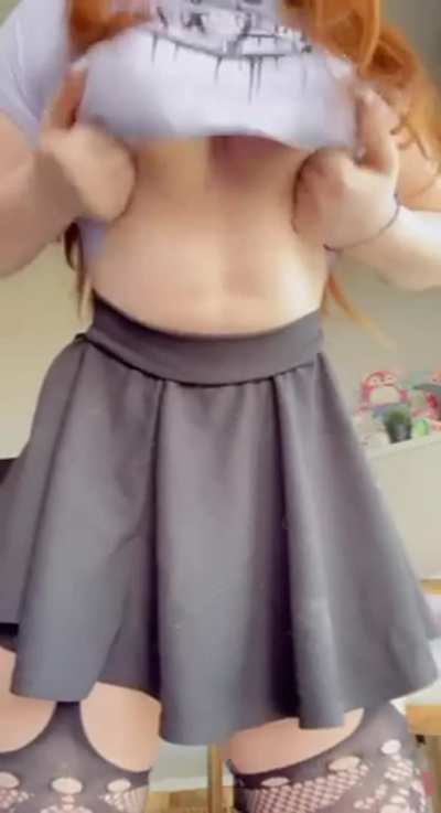 If you meet a busty goth girl who isn’t wearing panties it’s your duty to make sure she gets fucked hard
