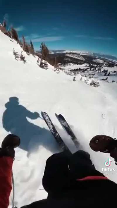Just a casual ski run..