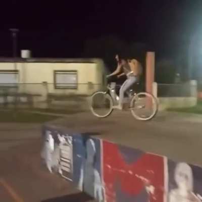 I should be able to ride off this 3&rsquo; foot platform