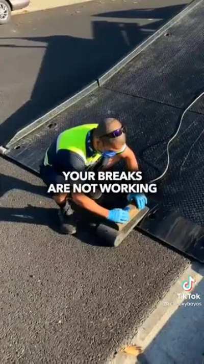 Towing a car