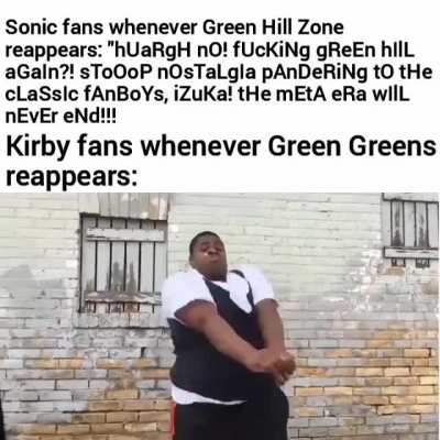 Sonic fans should be more like Kirby fans