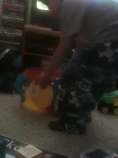an old video of my son, that&rsquo;s a fucking drum