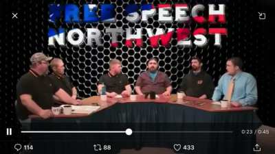 Proud boys doing an incel round table discussion