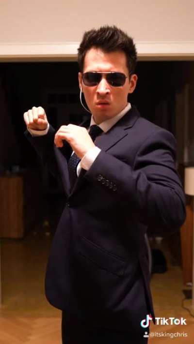 As requested: Aerobic Keanu fighting off Agents