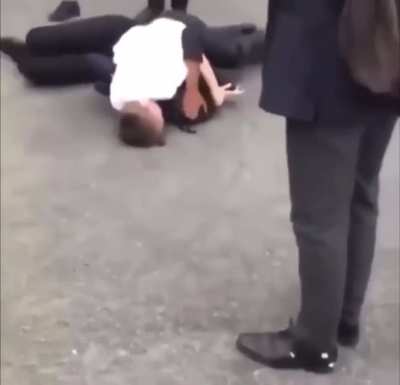Getting into a street fight