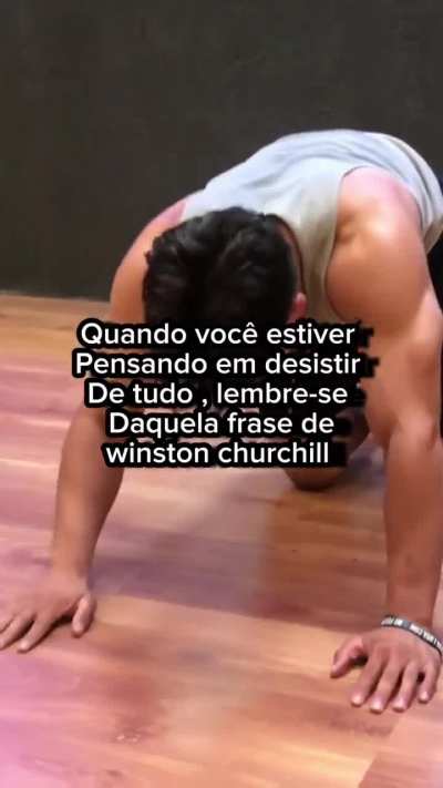 Desistir? Jamais!