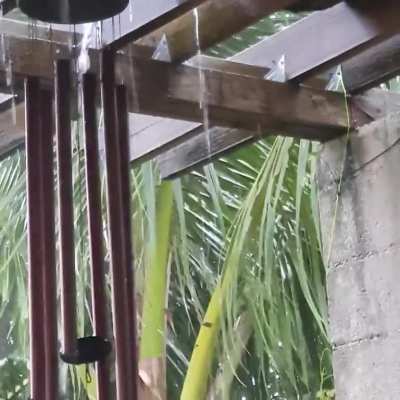 Afternoon rain.