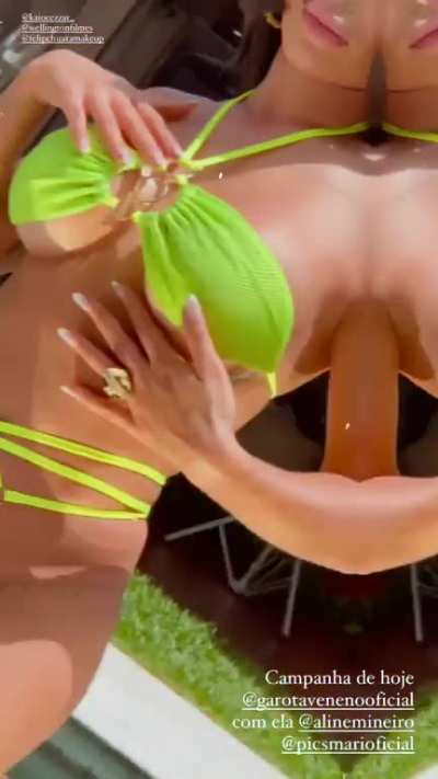 Campagna pubblicitaria modella Aline Mineiro