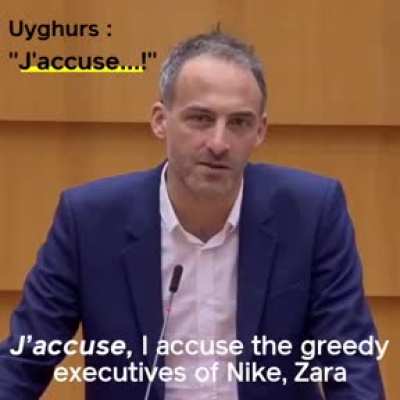 "J'accuse" by French MEP Raphael Glucksmann at European parliment.