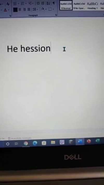 he has depression
