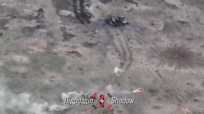 A Russian mechanized attack of several vehicles in the Novomykhailivka area was repelled after being hit by Ukrainian artillery and FPV drones (Donetsk Oblast)