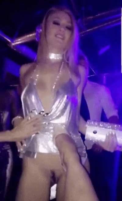 No panties at the club