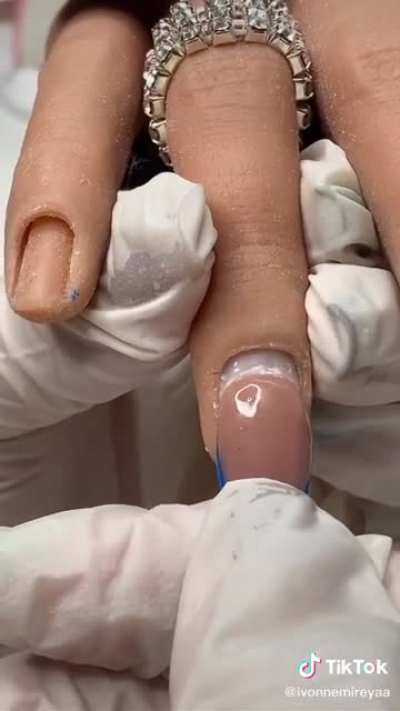 I know it’s a fake hand but it still made me physically cringe.