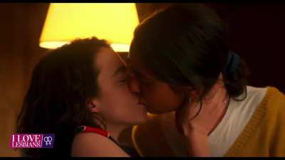 Margaret Qualley (28) &amp;amp; Geraldine Viswanathan (27) - "Drive Away Dolls" (2024) - Scene #1 - *AI ENHANCED*