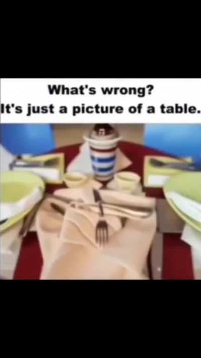 Petah please, why is it not just a table?