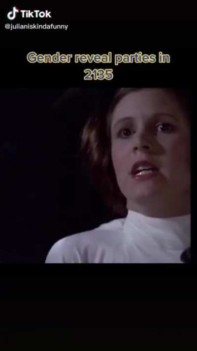 Gender reveal in a galaxy far, far away