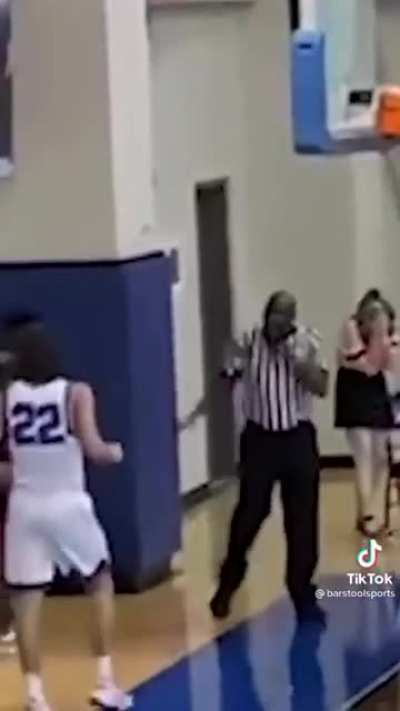 The high five at the end