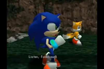 Sonic calm down man wtf