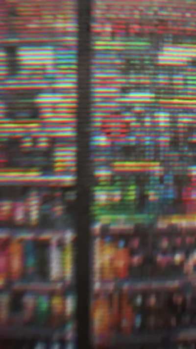 Gas Station Fridge II, RGB oil on aluminum panel, 36x48"