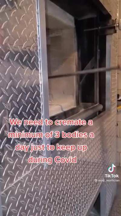 The mortician in the video said they had been running their crematories non-stop. Stay home. Wear masks. Don&rsquo;t die guys.