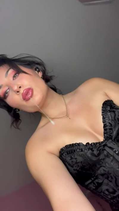 Open your mouth and take my spit