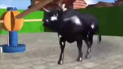 The bull is here
