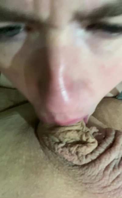 Swallowing him 😈