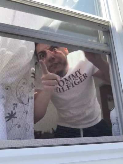 Guy spits on homeowner after he was confronted for not paying rent for 5 months 