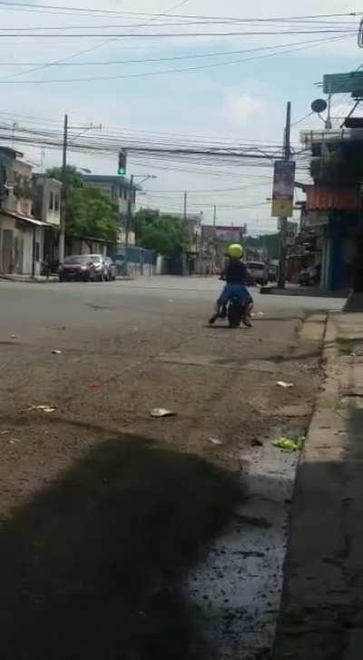 Just kids playing on a street in Brazil...