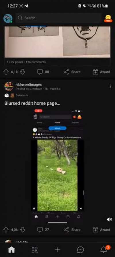 Blursedimageception