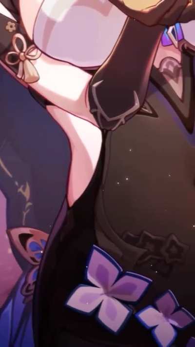 Aponia's official animated birthday art 