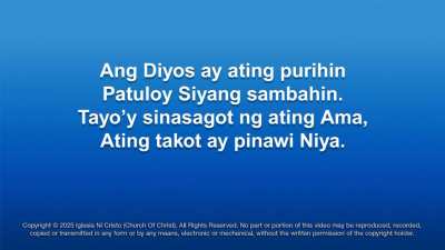 303 &ndash; SA LAHAT NG MGA PANAHON, PURIHIN NATIN ANG DIYOS