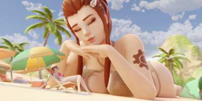 D.va, Tracer & Brigitte OW 3D