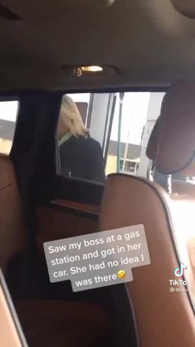 Passenger seat surprise!