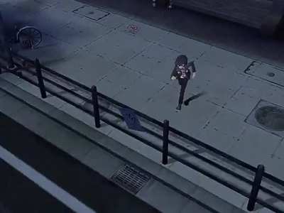 Are there any lore reasons why Fuuka just standing there meanancingly? Is she thought she was Aigis or something?