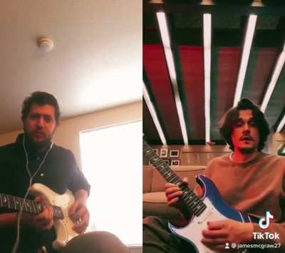 When you finally get to play with the person who inspired you to play, but you still suck at it. LOL