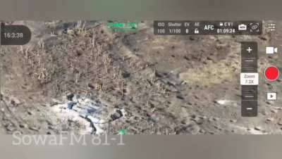 SowaFM 81-1 of the Ukrainian Armed Forces engages Russian infantry with drones and spectates another Russian assault picked apart by accurate small arms fire.